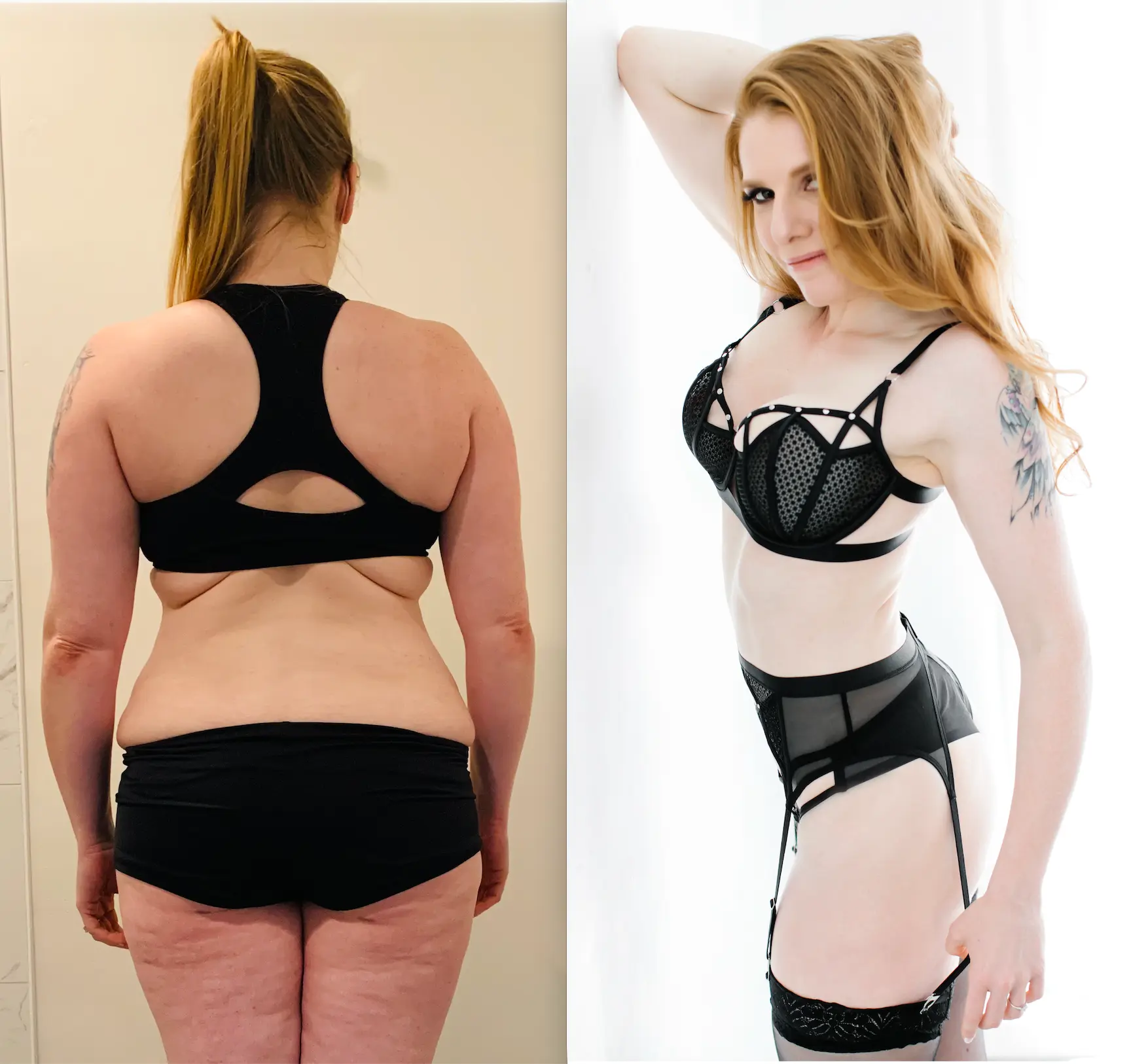 Kelley before and after client transformation