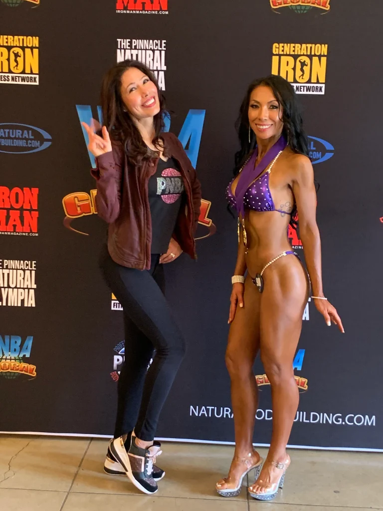 Natural bikini competition preparation and posing