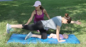 Postnatal training with Angelina Margo